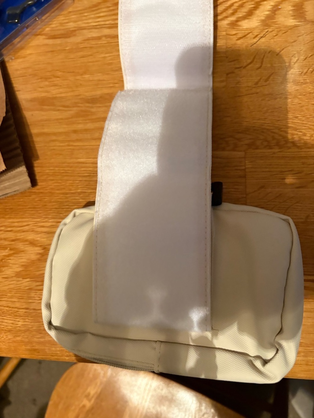 Compact Cream Mini Belt Bag for Women - Picture 3 of 11